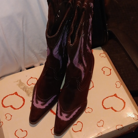 Anne Michelle Eagle-01, DBnFS in color, Size 9, Pink and brown - Picture 5 of 9